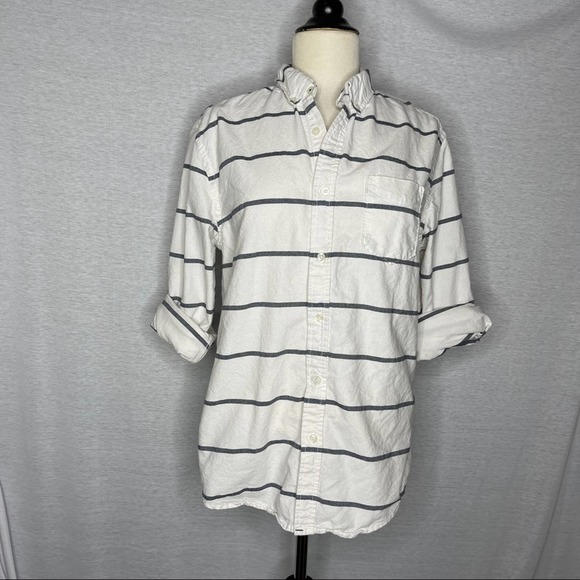 A25). Aeropostale NYC Men Button Down Shirt Long Sleeve - Picture 15 of 15